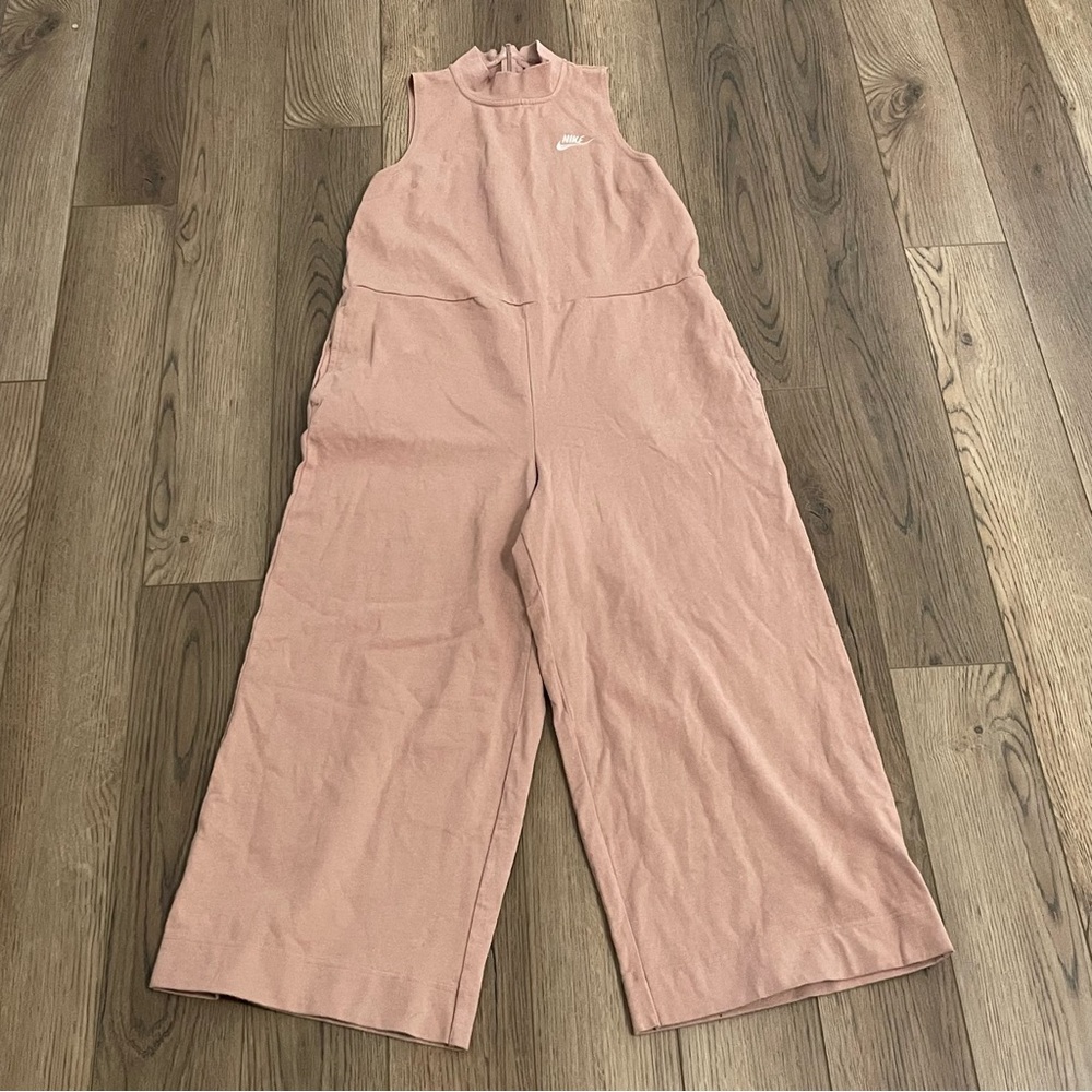 Nike Jumpsuit Romper‎ Blush Mock Neck